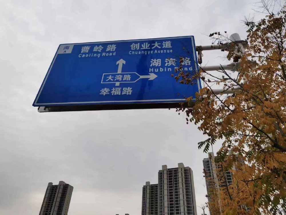 道路指示牌案例